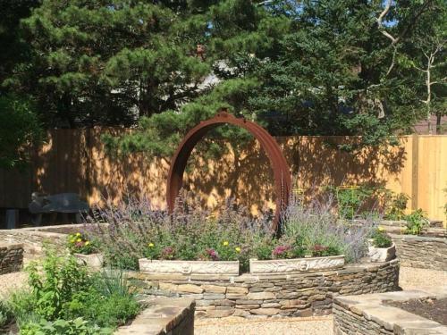 Stonework - Raised Garden Beds, Sculpture Garden